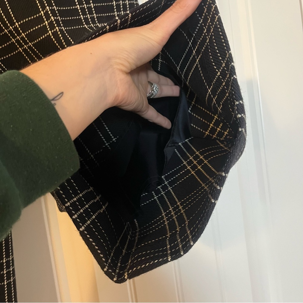 Christian Dior Plaid Wool Cropped Trouser Pant Size 8 Fall 2018 Ready to Wear - Picture 7 of 16